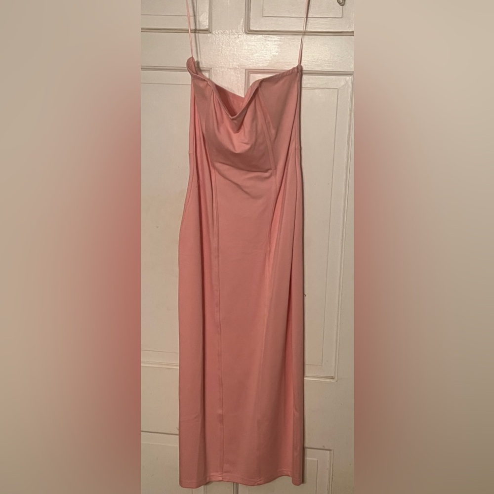 Fashion Nova Strapless Pink Dress